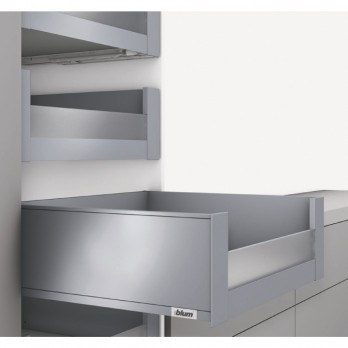 BLUM LEGRABOX pure SET visina C, BLUMOTION S, 40kg, ND 500, orion siva