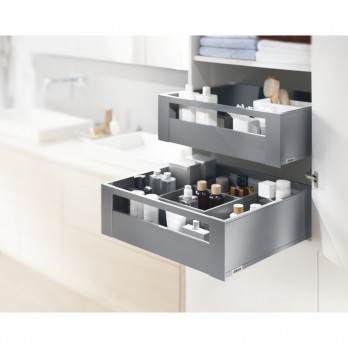 BLUM LEGRABOX pure SET visina C, BLUMOTION S, 40kg, ND 500, orion siva