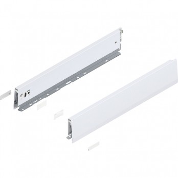 BLUM MERIVOBOX SET visina M, BLUMOTION B, 40kg, ND 500, svilenobijela