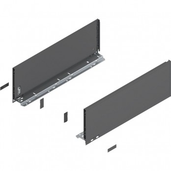 BLUM LEGRABOX pure SET visina C, BLUMOTION S, 40kg, ND 400, orion siva