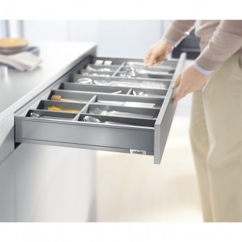BLUM LEGRABOX pure SET visina M, BLUMOTION S, 40kg, ND 300, svilenobijela