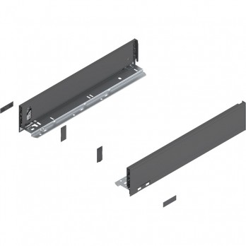 BLUM LEGRABOX pure SET visina M, BLUMOTION S, 70kg, ND 600, orion siva