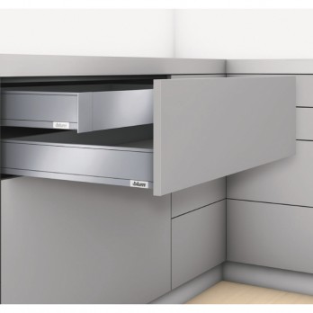 BLUM LEGRABOX pure SET visina M, BLUMOTION S, 40kg ND 600, karbon crna