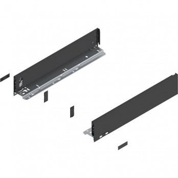 BLUM LEGRABOX pure SET visina M, BLUMOTION S, 40kg ND 600, karbon crna
