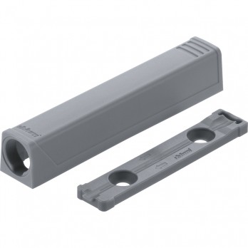 BLUM TIP-ON ravna adapter pločica duga verzija 956A1201, platinasto siva