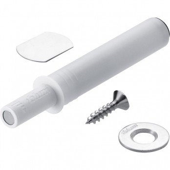 BLUM TIP-ON za vrata 956.1004 kratka verzija s magnetom, svilenobijela