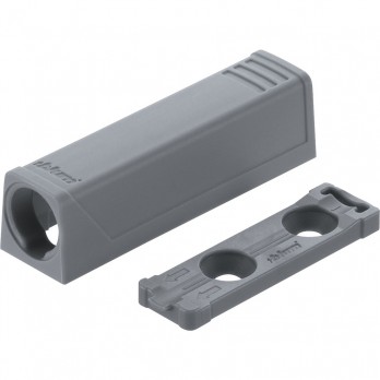BLUM TIP-ON ravna adapter pločica kratka verzija 956.1201, platinasto siva
