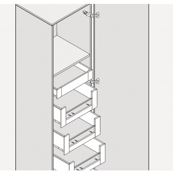 BLUM CLIP top BLUMOTION spojnica za profilna vrata 125°, ravna,s oprugom, vijci