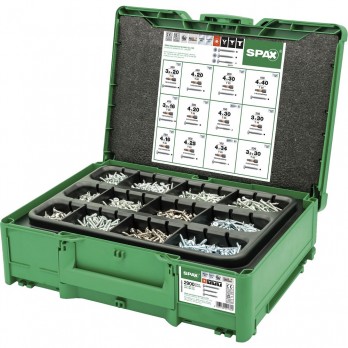 SPAX SNK kofer s vijcima / Systainer T-Loc, T-STAR plus, Wirox-Silber