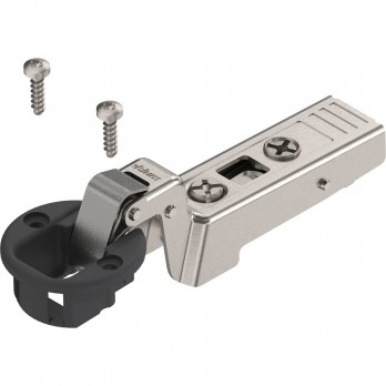 BLUM CLIP top spojnica za staklena vrata 94°, 18mm kriva, s oprugom, vijci