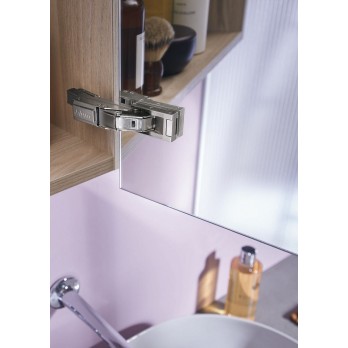 BLUM CLIP top CRISTALLO spojnica za vrata s ogledalom 110°, bez opruge