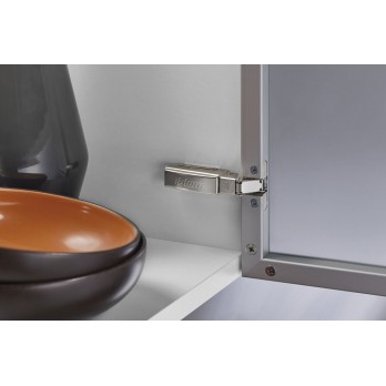 BLUM CLIP top spojnica za alu okvir 95°, 18 mm kriva, s oprugom, vijci