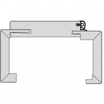 SOLIDO Smart LI 750/2010/130 mm, gotovi drveni dovratnik bijelo glatko lakirano