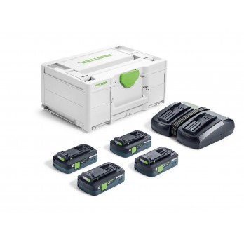 Festool set baterija s punjačem SYS 18V 4x4,0/TCL 6 DUO