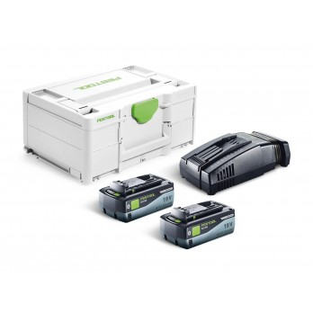 Festool set baterija s pujnačem SYS 18V 2x8,0/SCA16