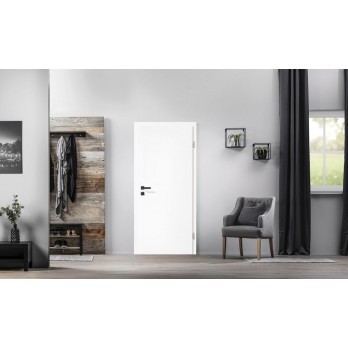 Smart E unutarnja vrata LI 650/2030 mm, ispuna saće bijelo lak. puno krilo