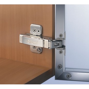 BLUM CLIP top ONYX spojnica za aluminijski okvir 95°, ravna s oprugom, vijci