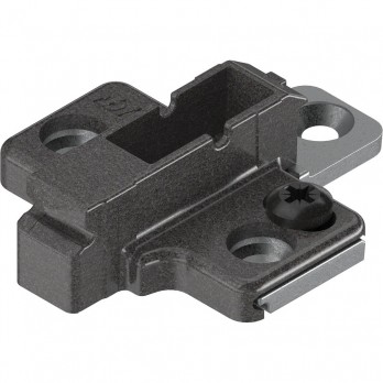 BLUM CLIP ONYX podložna pločica, cink, Euro vijak, razmak 6 mm