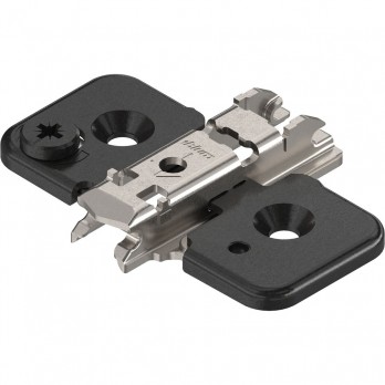 BLUM CLIP ONYX ekscentar podložna pločica, čelik, vijci, razmak 0 mm