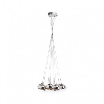 Rendl Light ASTRAL viseća svjetiljka kromirano staklo/prozirno staklo 230V/12V G4 10x20W