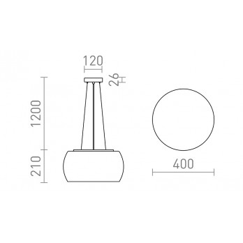 Rendl Light AMANDA viseća svjetiljka mat crna dimljeno staklo 230V LED E27 3x15W