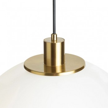 Rendl Light BOULDER 30 viseća svjetiljka opalno staklo/brušeni mesing 230V LED E27 15W