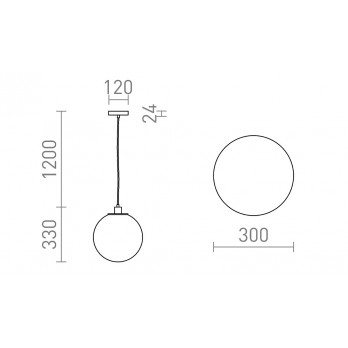 Rendl Light BOULDER 30 viseća svjetiljka opalno staklo/brušeni mesing 230V LED E27 15W