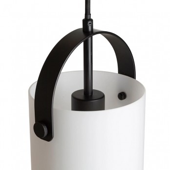 Rendl Light JULIETTA 16 viseća svjetiljka opalno staklo/crna 230V LED E27 15W