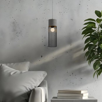 Rendl Light BURTON viseća svjetiljka, beton 230V LED E27 11W