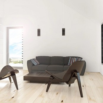 Rendl Light SANSSOUCI I viseća svjetiljka mat crna 230V E27 42W