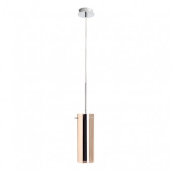 Rendl Light SANSSOUCI I viseća svjetiljka staklo boje bakra 230V LED E27 15W