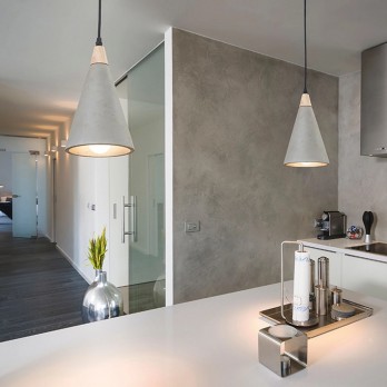 Rendl Light HEIDI viseća svjetiljka beton/drvo 230V LED E27 11W