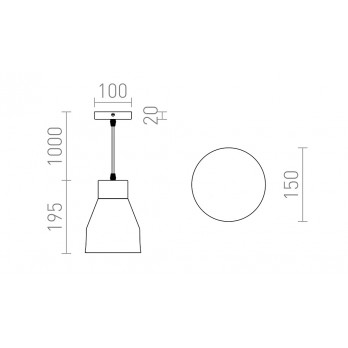 Rendl Light FRUTTI viseća svjetiljka zelena keramika 230V LED E27 15W