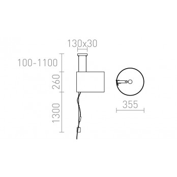 Rendl Light BROADWAY viseća svjetiljka na povlačenje bijela krom 230V LED E27 15W
