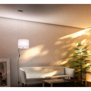 Rendl Light BROADWAY viseća svjetiljka na povlačenje bijela krom 230V LED E27 15W