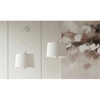 Rendl Light LEVITA viseća svjetiljka na povlačenje bijela krom 230V LED E27 15W