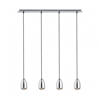 Rendl Light BABADES IV viseća svjetiljka krom 230V GU10 4x35W