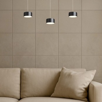 Rendl Light SFERA DIMM viseća svjetiljka crna 230V LED 15+9W 3000K