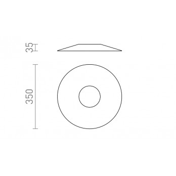 Rendl Light  SFERA 35/4 sjenilo bijela metal