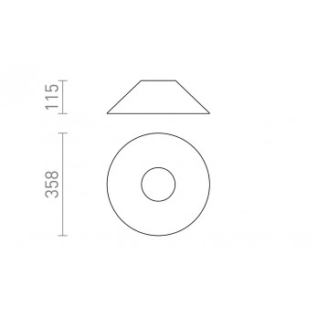 Rendl Light SFERA 36/12 sjenilo bijela metal