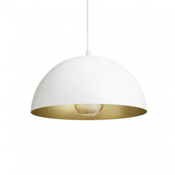 Rendl Light GLADYS 30 viseća svjetiljka bijela/zlatna 230V LED E27 15W