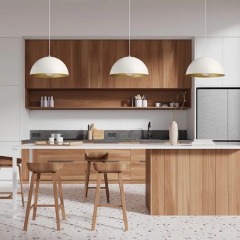 Rendl Light GLADYS 40 viseća svjetiljka bijela/zlatna 230V LED E27 30W