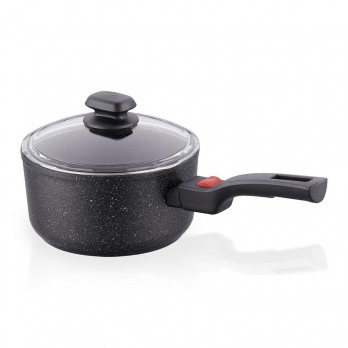 Korkmaz Ornella Praktik posuda za umake sa staklenim poklopcem i odvojivom ručkom 20cm