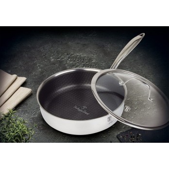 Berlinger Haus Hexagon 24x6,5 (3D inox matrica) non-stick duboka tava s poklopcem