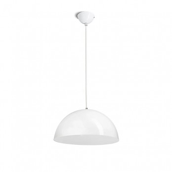 Rendl light MONROE 40 viseća svjetiljka sjajno bijela/bijela 230V LED E27 30W