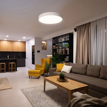 Rendl Light MEZZO 80 DIMM stropna svjetiljka bijela 230V LED 100W 3000K