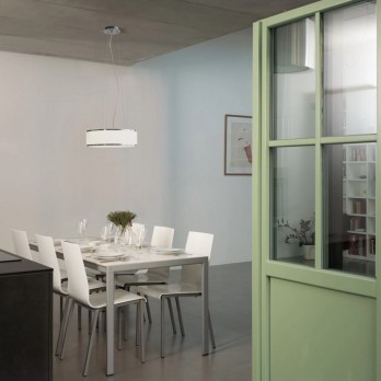 Rendl Light CASSABLANCA LED 40 viseća svjetiljka krom/staklo 230V LED 35W 3000K