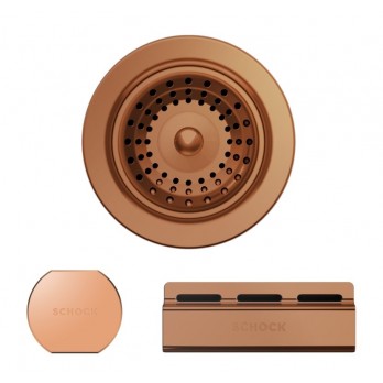 Schock 400079COP metalni dijelovi Cristadur sudopera u bakrenom dizajnu