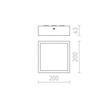Rendl Light  STRUCTURAL LED 20x20 montažna svjetiljka bijela 230V LED 12W 3000K