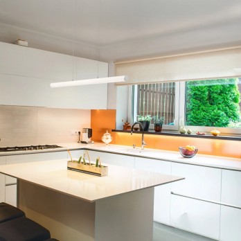 Rendl Light RIVIER LED I viseća svjetiljkakrom/mliječni akril 230V LED 24W 3000K